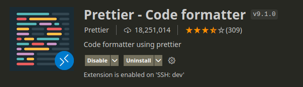 prettier-extension